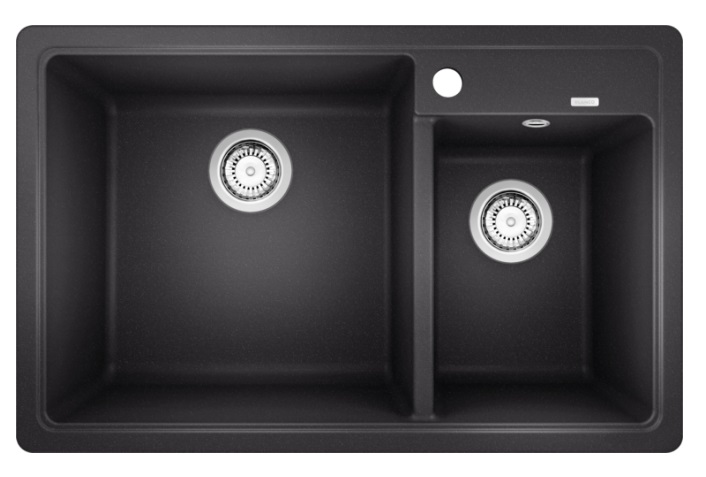 BLANCO LEGRA 8 Top Mount Double Bowls 780MM Granite Sink